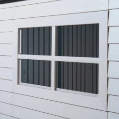 Lifetime 7x7ft Outdoor Storage Shed - Beige -Gardening Series Store 13997407 6834999834980258