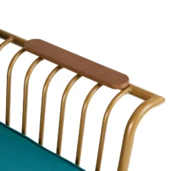 Omari Metal Garden Sofa Set - Teal & Gold -Gardening Series Store 14005703 1125022638254731