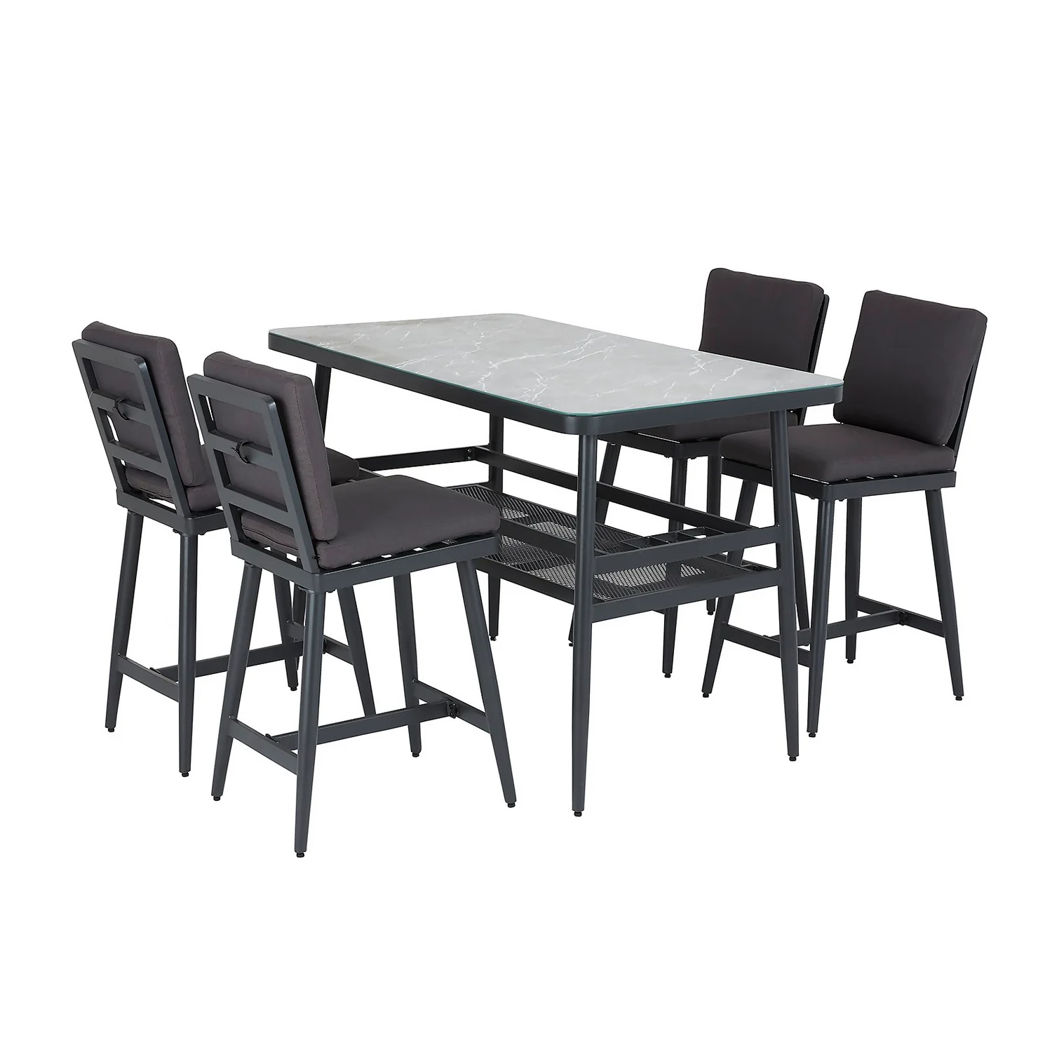 Heba 4 Seater Garden Bar Set 4 Heba 4 Seater Garden Bar Set - Image 2