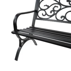 Ornate Metal Garden Bench -Gardening Series Store 14005780 3405018249598597