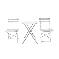 Millie Metal Bistro Set - Grey -Gardening Series Store 14005781 8405018249556264