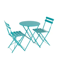 Millie Metal Bistro Set - Green 13 Millie Metal Bistro Set - Green -Gardening Series Store 14005782 8735034551627298