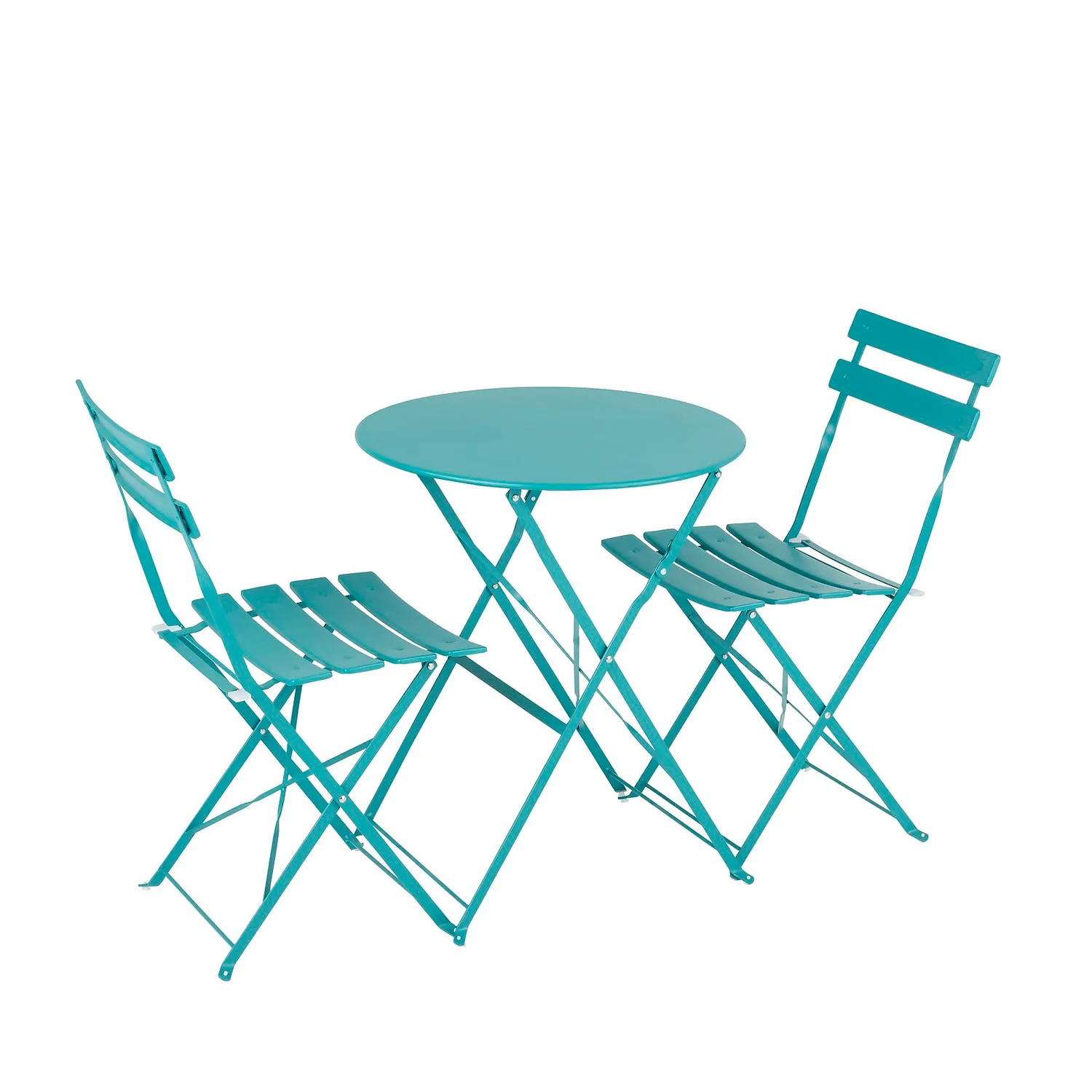 Millie Metal Bistro Set - Green 4 Millie Metal Bistro Set - Green - Image 2