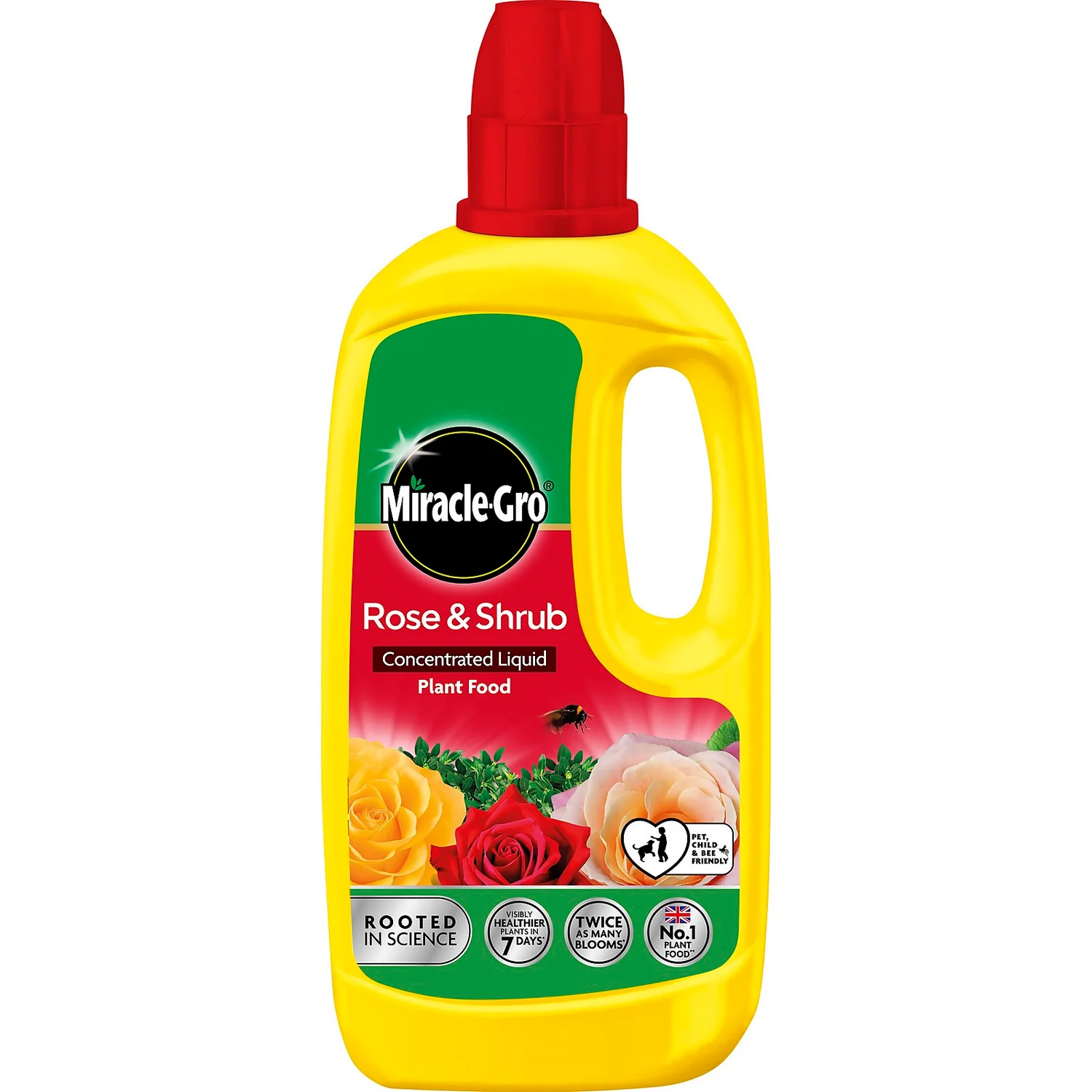 Miracle-Gro Rose & Shrub Concentrated Liquid Plant Food 800ml 3 Miracle-Gro Rose & Shrub Concentrated Liquid Plant Food 800ml