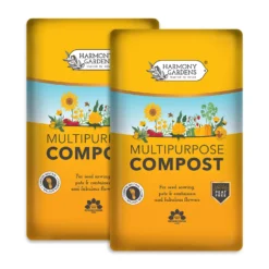 Harmony Gardens Multipurpose Compost - 2 Bags (Total 100 Litres / 23Kg)