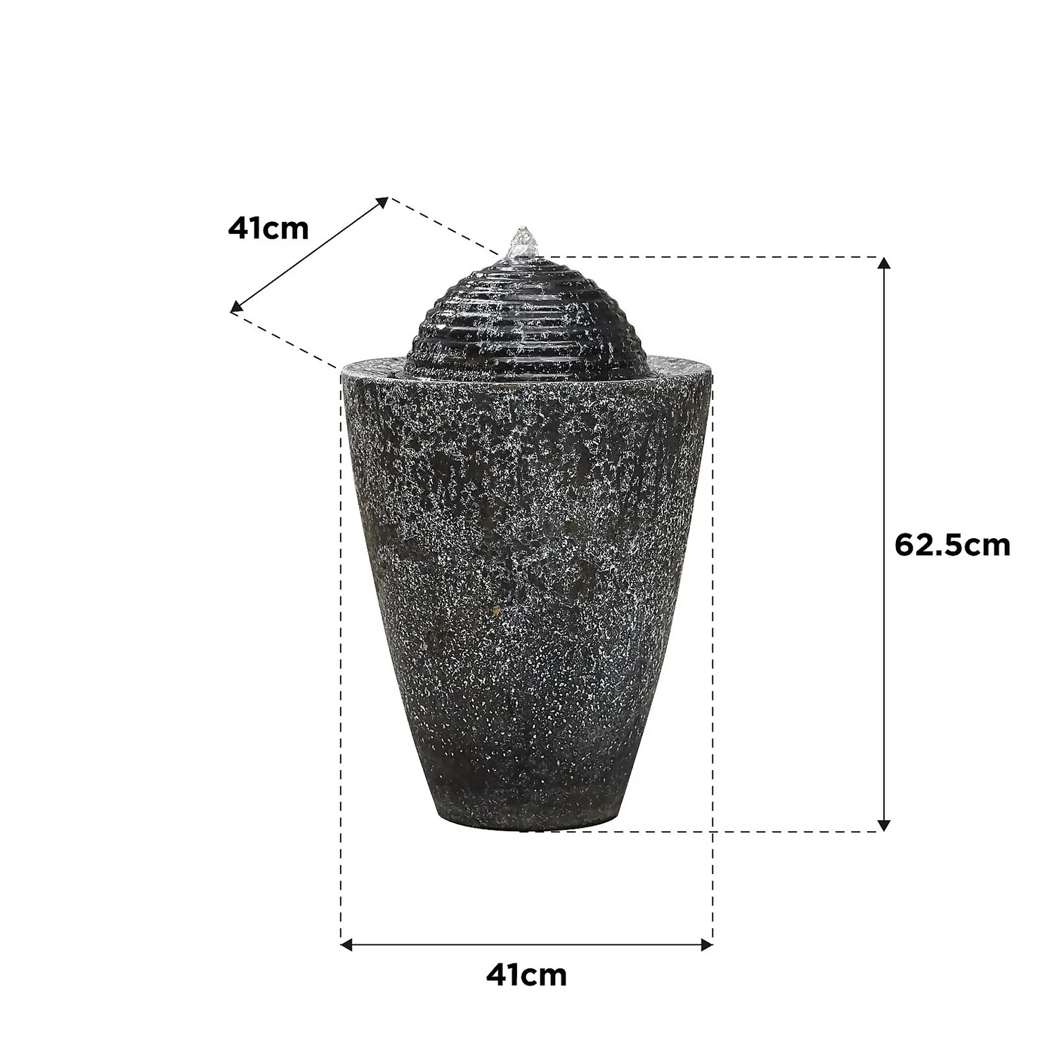 Stylish Fountain Dappled Column Water Feature 6 Stylish Fountain Dappled Column Water Feature - Image 4