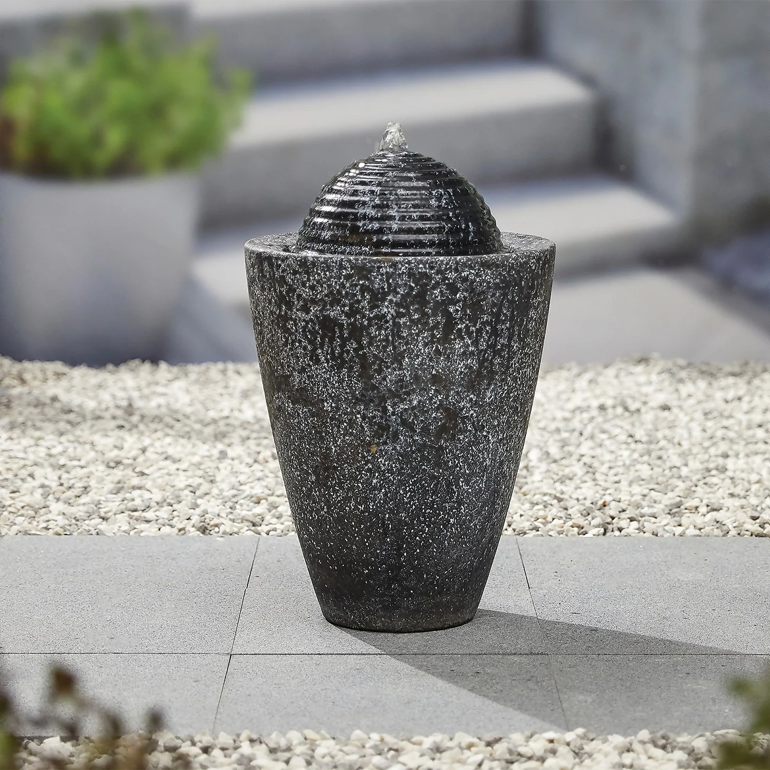 Stylish Fountain Dappled Column Water Feature 4 Stylish Fountain Dappled Column Water Feature - Image 2