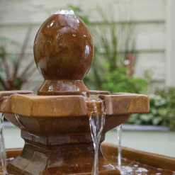 Stylish Fountain Odyssey Water Feature With LEDs -Gardening Series Store 14519360 1635047822644708