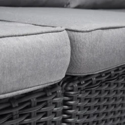 Keter California 3 Seater Outdoor Garden Furniture Chaise Longue - Graphite With Grey Cushions 11 Keter California 3 Seater Outdoor Garden Furniture Chaise Longue - Graphite With Grey Cushions -Gardening Series Store 14539593 1145041802259396